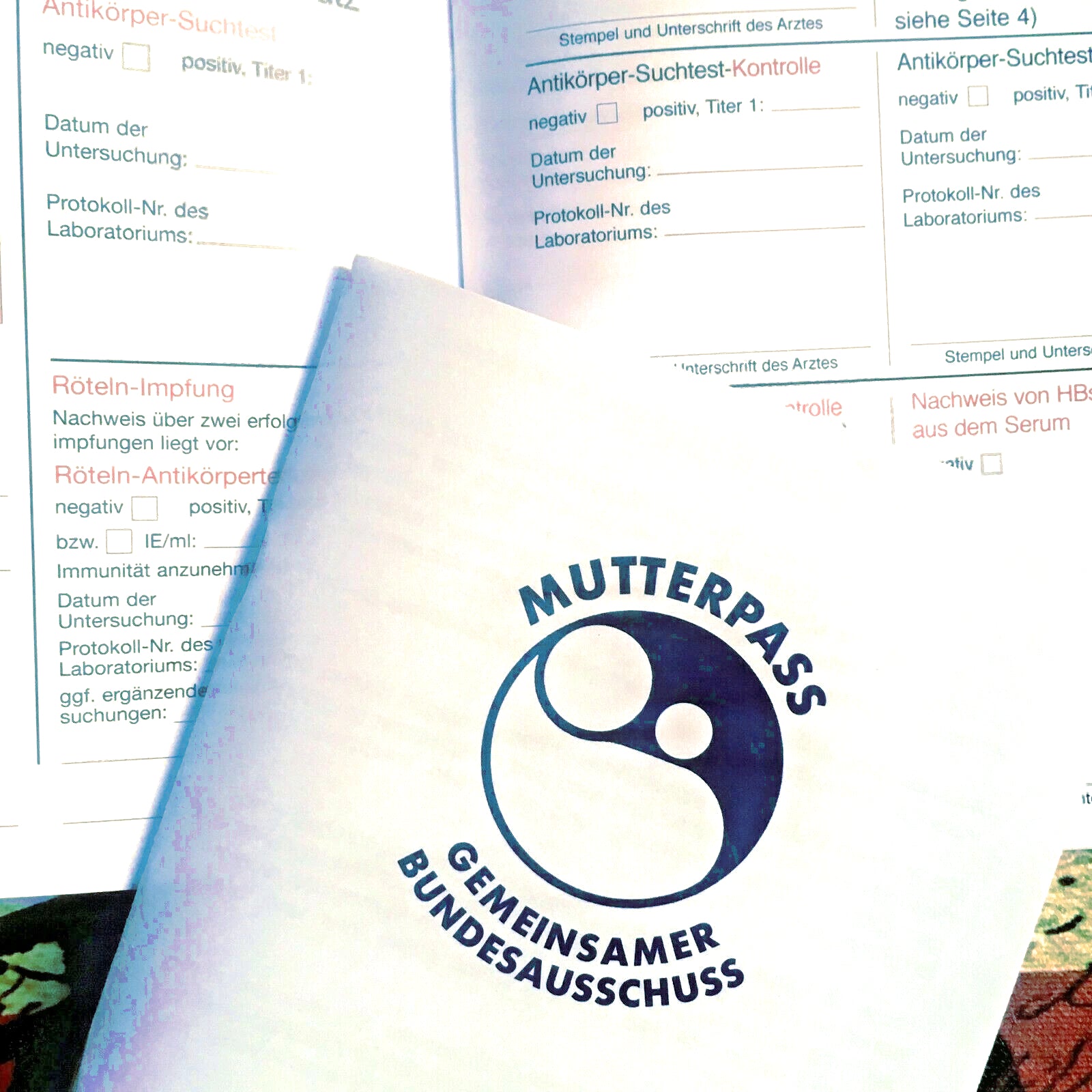 Mutterpass â Schwangerschaftsbuch zur Erinnerung, stilvolles Geschenk fĂŒr werdende MĂŒtter